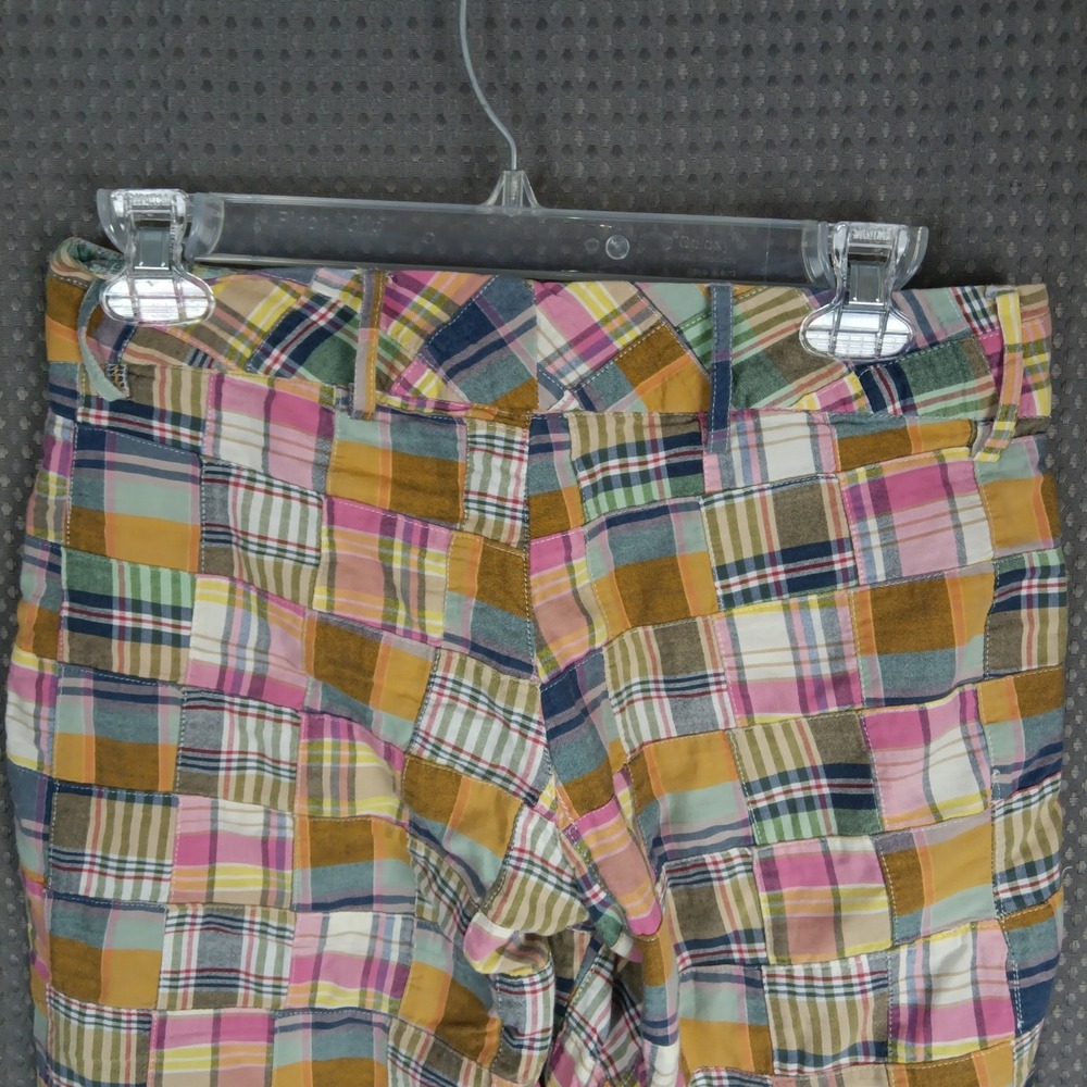 Duck Head Patchwork Plaid Shorts Women's Size 1 100% Cotton Made in India - Picture 10 of 12